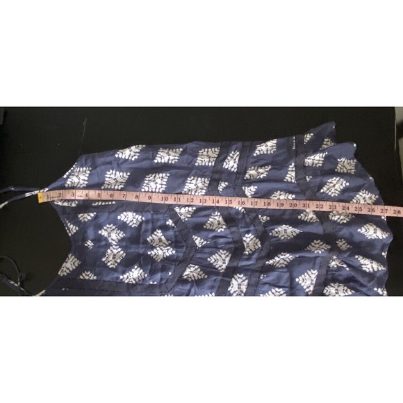 Volcom Holey Smokes Dress XSMALL Blue White Skater Girl Casual Lace - Picture 10 of 11